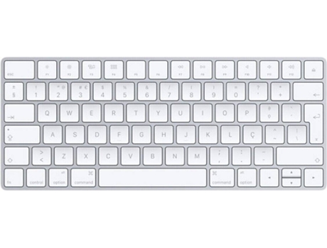 Teclado APPLE Magic (Português - Branco) — Bluetooth | Layout Português