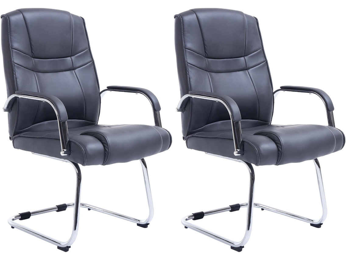 Conjunto de 2 cadeiras Attila cinza CLP