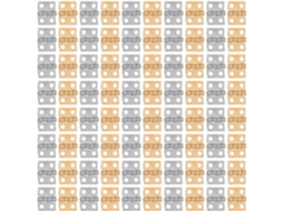 Sosoport 100 Mini Dobradiças De Metal Para Caixas Madeira, Pequenas Dobradiças De Latão Com 4 Furos Para Artesanato