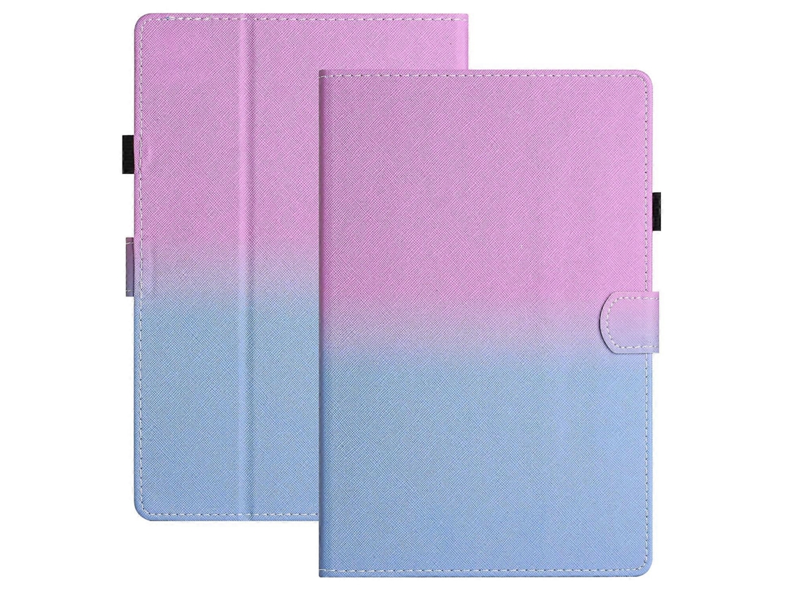 Capa de couro com costura gradiente universal de 8 polegadas da Webake para tablet
