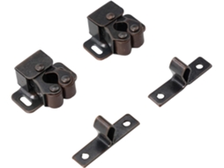 Fecho Duplo De Rolete Com Trava Para Porta Armário, Ideal Para Caravanas, Barcos E Autocaravanas Fabricado Em Aço