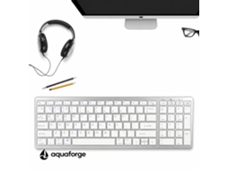 Teclado Bluetooth Sem Fio 99 Teclas Prateado