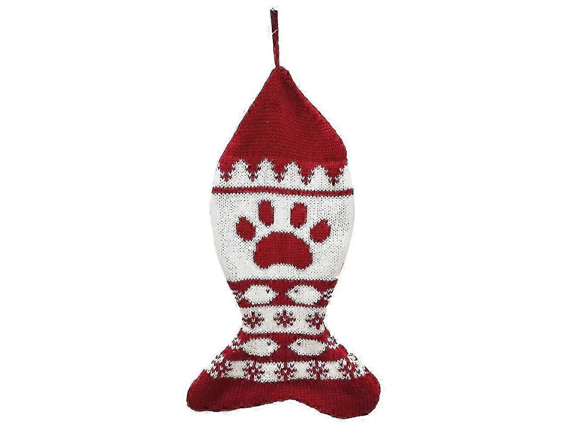 Meias De Tricô Natalinas Para Cães Meias De Osso/peixe Para Animais De Estimação Para As Festas 3 Olysi Shop