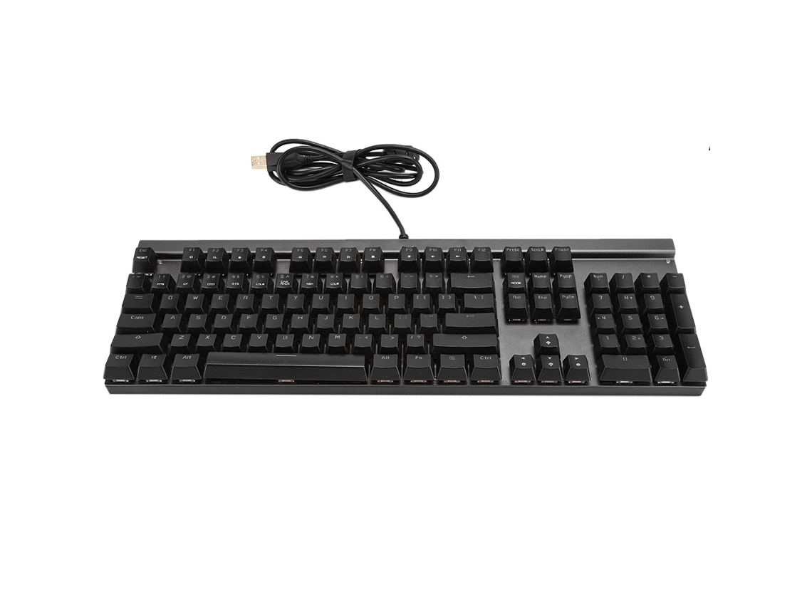 Teclado Gaming LAXISCREED Keycaps Injetados Duplos Iluminação Rgb