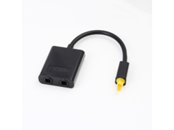 Divisor Óptico AQUAFORGE 1 entrada 2 saídas Toslink com cabo de áudio
