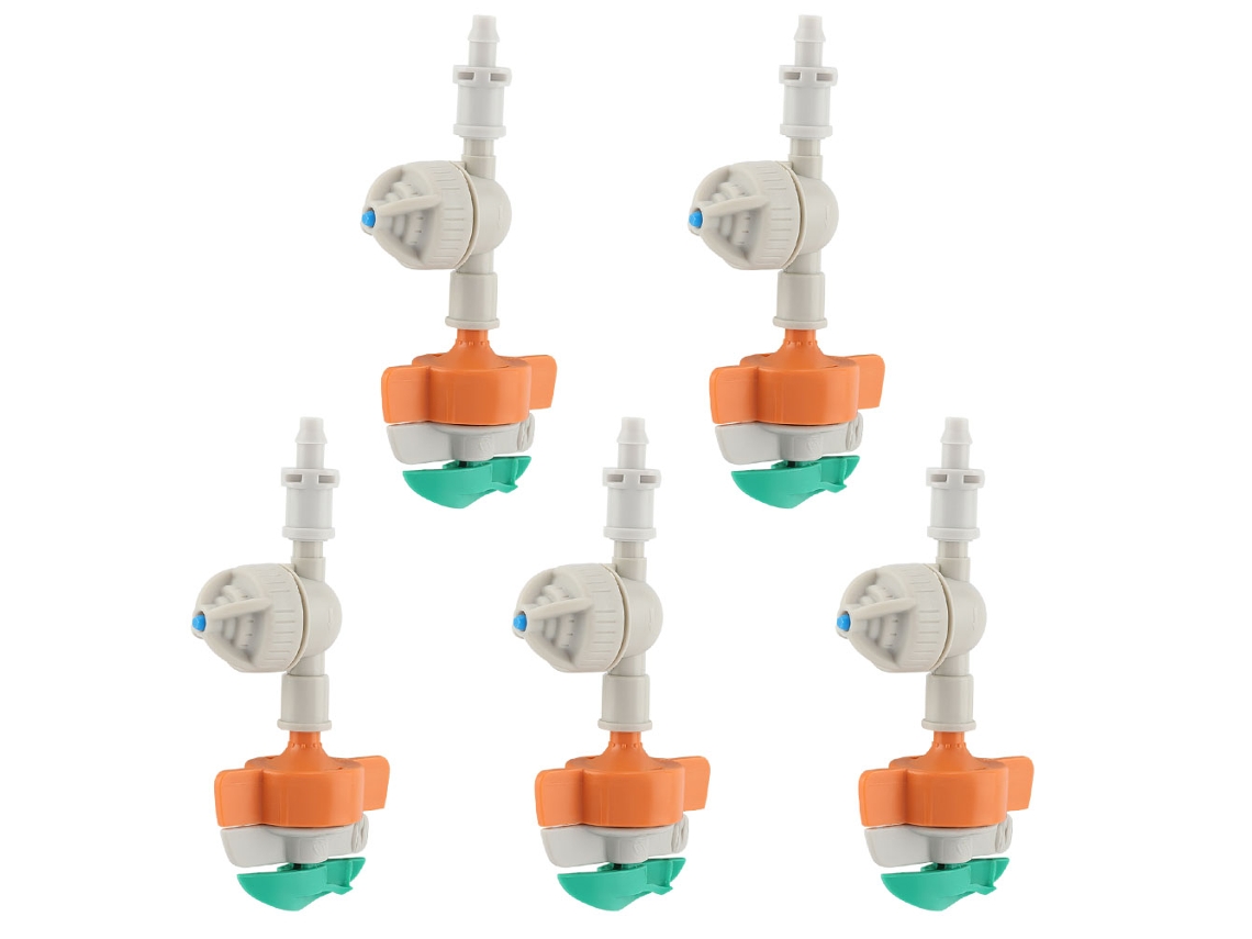 Conjunto de 5 Aspersores Rotativos Anti gotejamento com Microaspersor S/MARCA