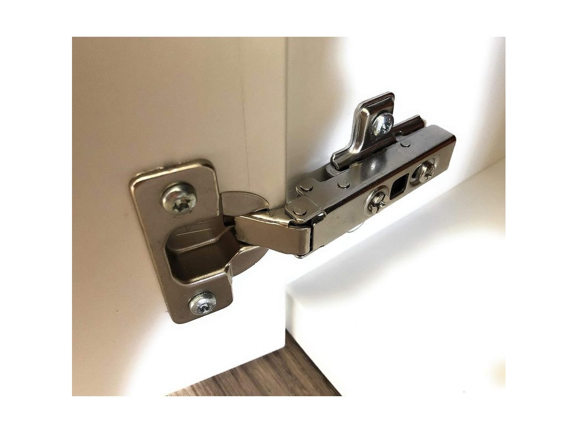 Conjunto De 2 Dobradiças E 8 Parafusos Compatíveis Com Móveis Ikea Besta, Fritids E Stuva