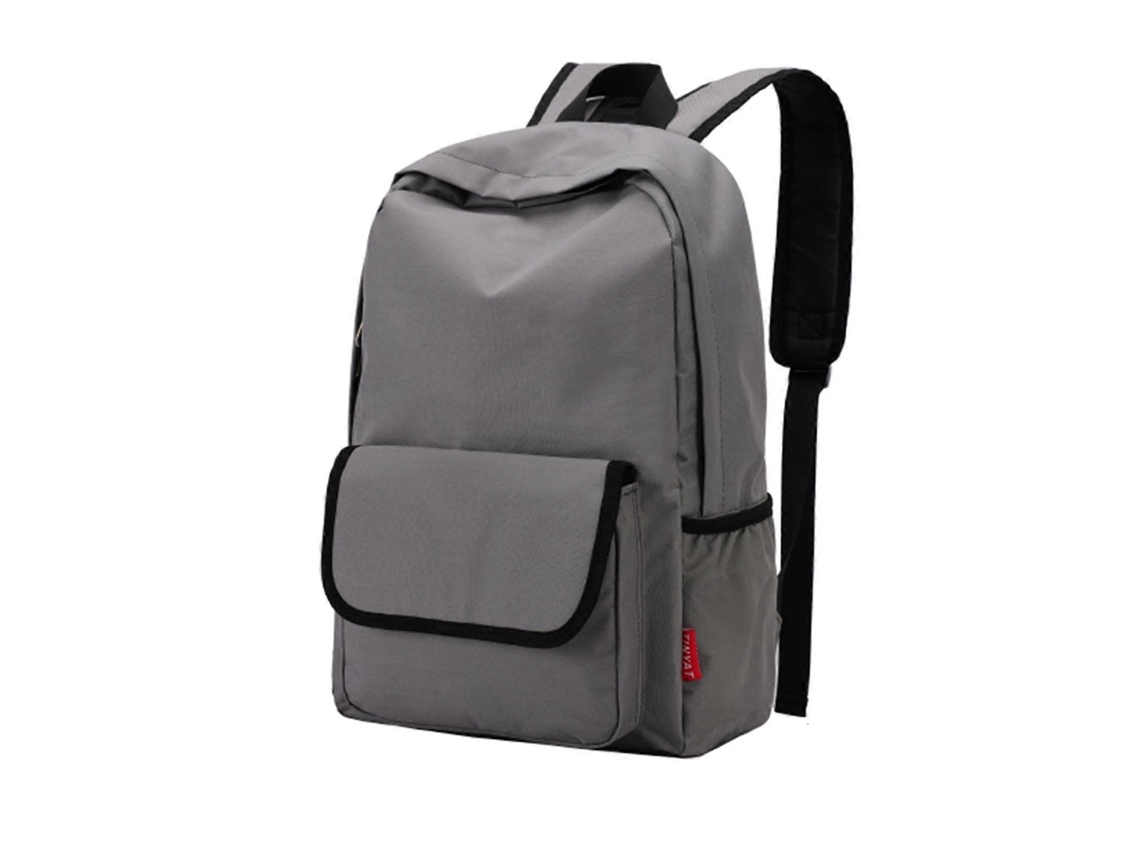 Mochila Para Laptop De Grande Capacidade Para Adolescentes, Cinza Olysi Shop