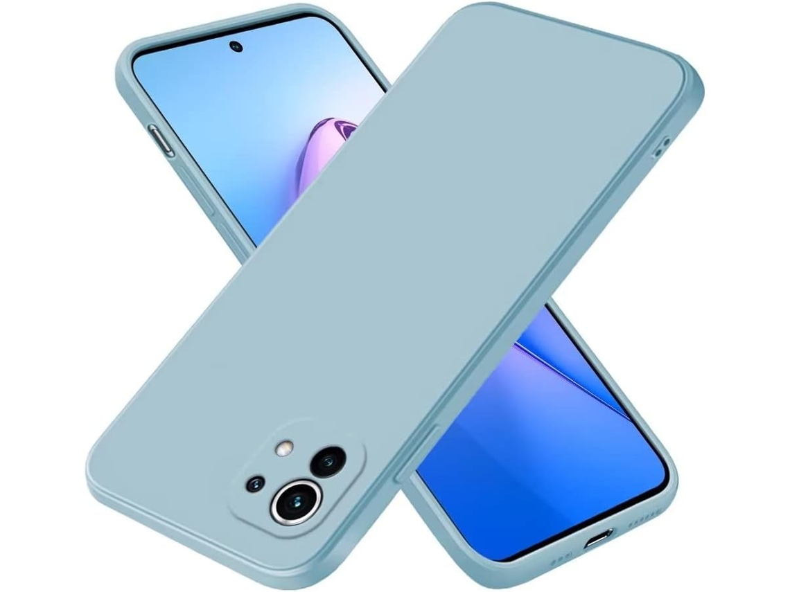 Capa para Xiaomi Xiaomi 11 HONGWE. Textura Macia Azul