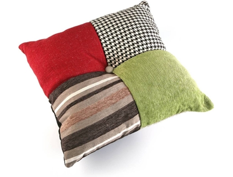 Almofada VERSA com enchimento Patchwork — Boho | Étnico