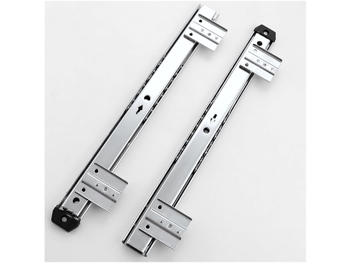 Corrediças Para Gaveta, 1par De Corrediças Para Teclado 350mm 14 Polegadas, Acessórios Para Bandeja De Gaveta Computador
