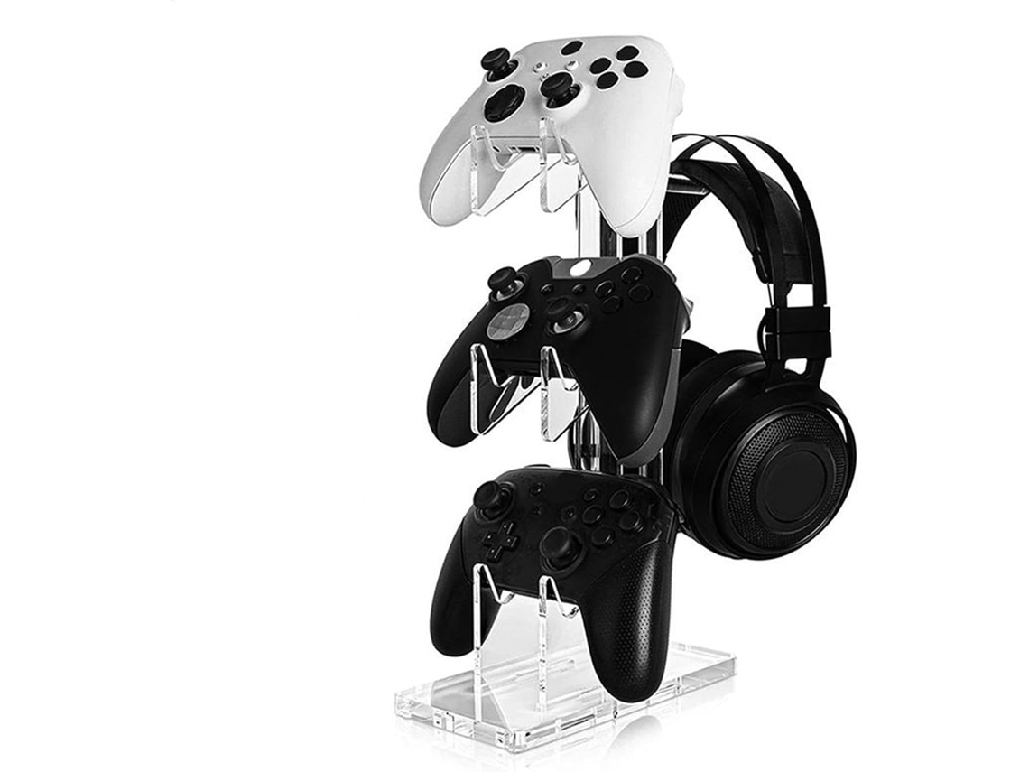 Suporte Para Controle, Suporte De 3 Níveis Para Fone Ouvido E Gamepad Mesa, Acessórios Para Jogos – Suporte Robusto