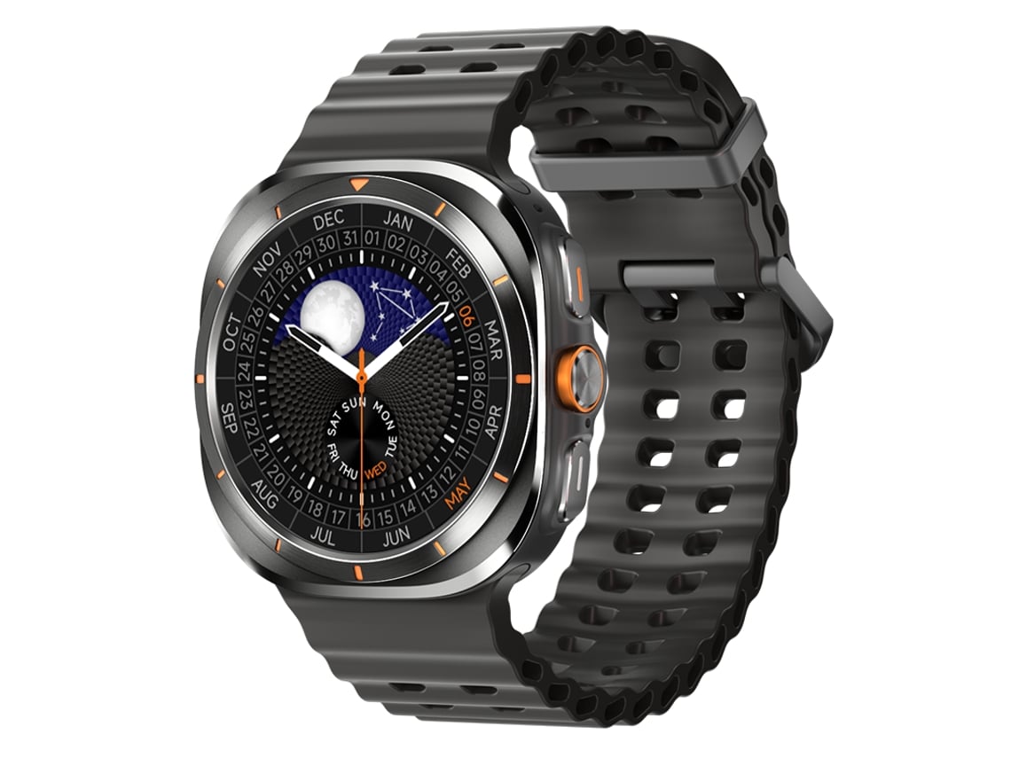Smartwatch Chronus Tft 1,46 Polegadas Com Navegação E Bússola Preto