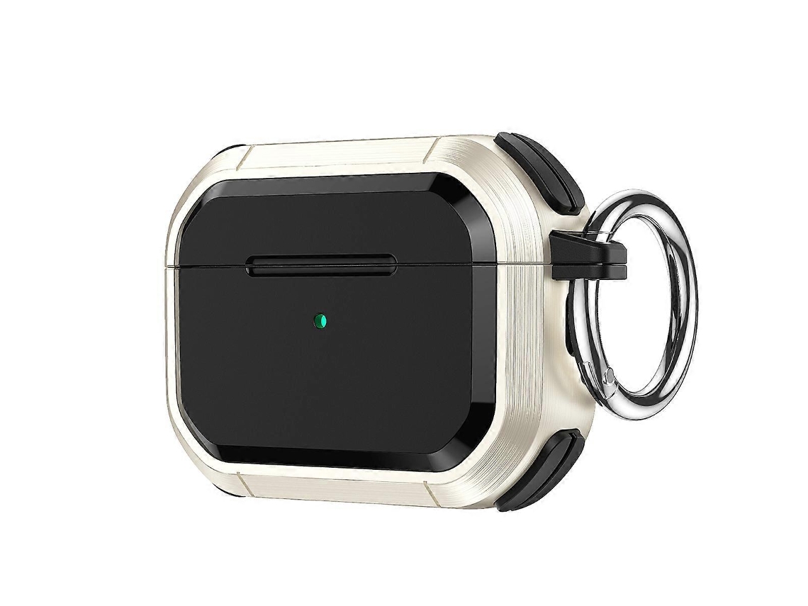 Estojo Protetor Para Fones De Ouvido Airpods 3 Em Tpu + Pc Com Fivela De Metal