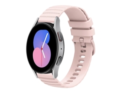 Pulseira De Silicone Sólida Com Estampa Ondulada E Pontilhada Para Samsung Galaxy Watch 42mm 20mm