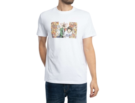 T-shirt De Homem Weekend Offender Número Algodão Branco (l)