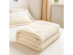Manta de Flanela Fansu Cor Sólida Quente e Macia em Microfibra Ideal para Cama Sofá Todas as Estações 230x250c