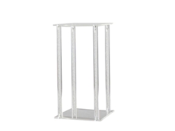 Laxiscreed Suporte Para Flores De Casamento Em Acrílico Com Bolhas, 40x20 Cm, Ideal Para Decoração De Eventos