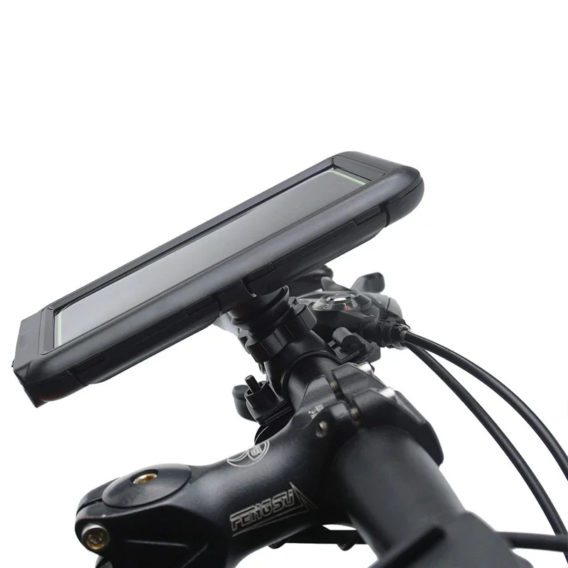 Suporte De Guiador Yuysan Para Telemóvel 6,8 Polegadas À Prova De Água Com Bolsa E Estojo Para Bicicleta