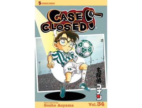 Livro case closed, vol. 34 de gosho aoyama (inglês)