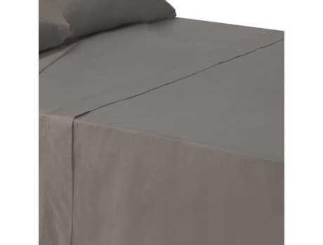 Lençóis  Clássico  Cinzento (Algodão - 150 cm)