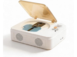 Leitor De Cd Bluetooth Vbestlife, Leitor De Cd Retrô Portátil Com Usb, Entrada Aux, Controle Remoto E Entrada Para Fone