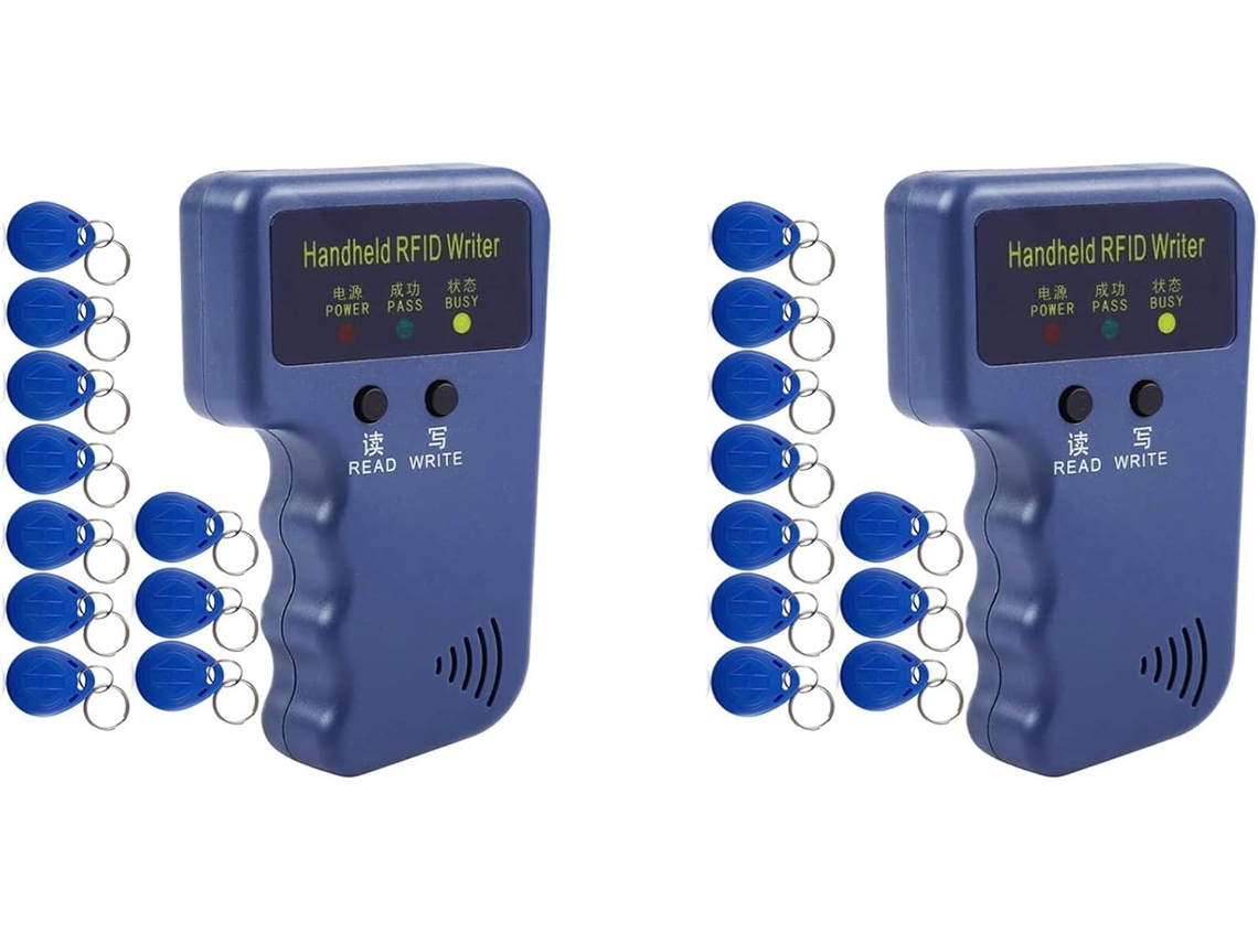 Leitor/duplicador/copiador Rfid Portátil de 125 Khz SFUSHOS (2 Unidades)