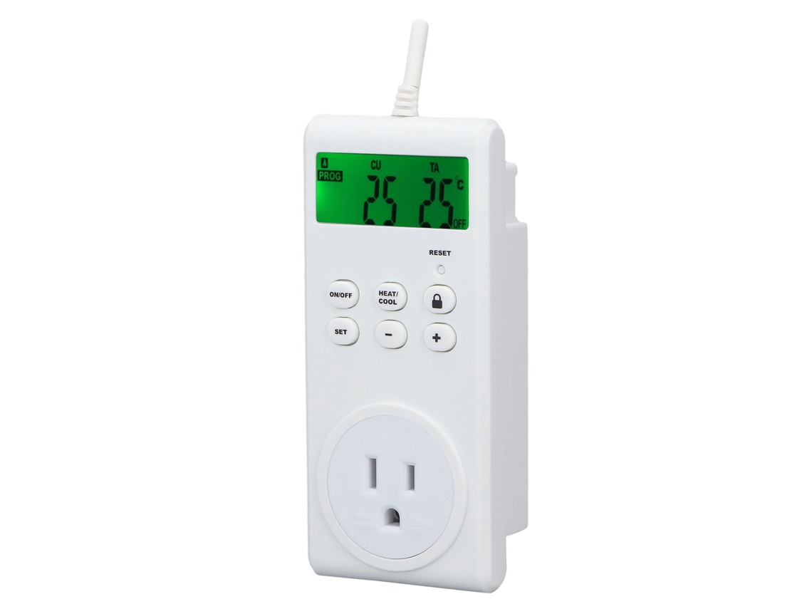 Laxiscreed Tomada Programável Sem Fios Com Controle De Temperatura E Compatível Com 120v Us
