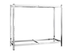 Conjunto 1 Tire Rack, Tire Racks Vidaxl Prateado Aço (110 X 40 X 110 Cm)