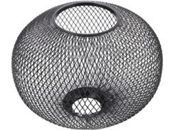 Luminária De Teto E Pendente Em Ferro Preto, Soquete E27, Design Vazado Em Forma De Gaiola, Proteção Para Os Olhos E Luz Suave.