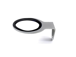 Suporte de Parede para Secador Cabelo com Parafusos, Universal Cabelo, 7,8 Cm Diâmetro, Aço Inoxidável. GOKOCO