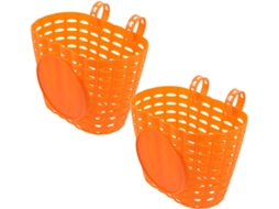 De Bicicleta De Plástico Laranja De 2 Peças Para Meninos E Meninas, Grande Capacidade, Montagem Sem Ferramentas, Gokoco