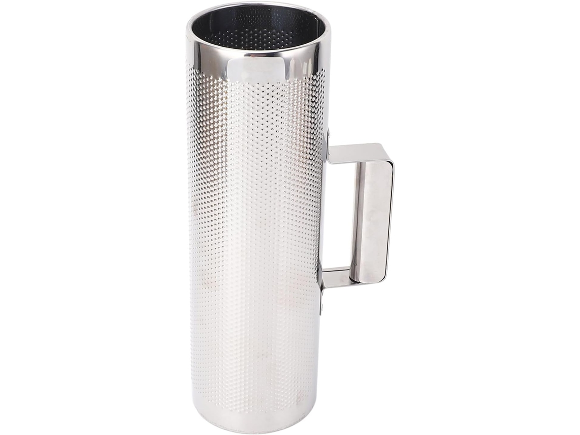 Guiro SFUSHOS de Aço Inoxidável 32x10 Cm para Percussão Latina