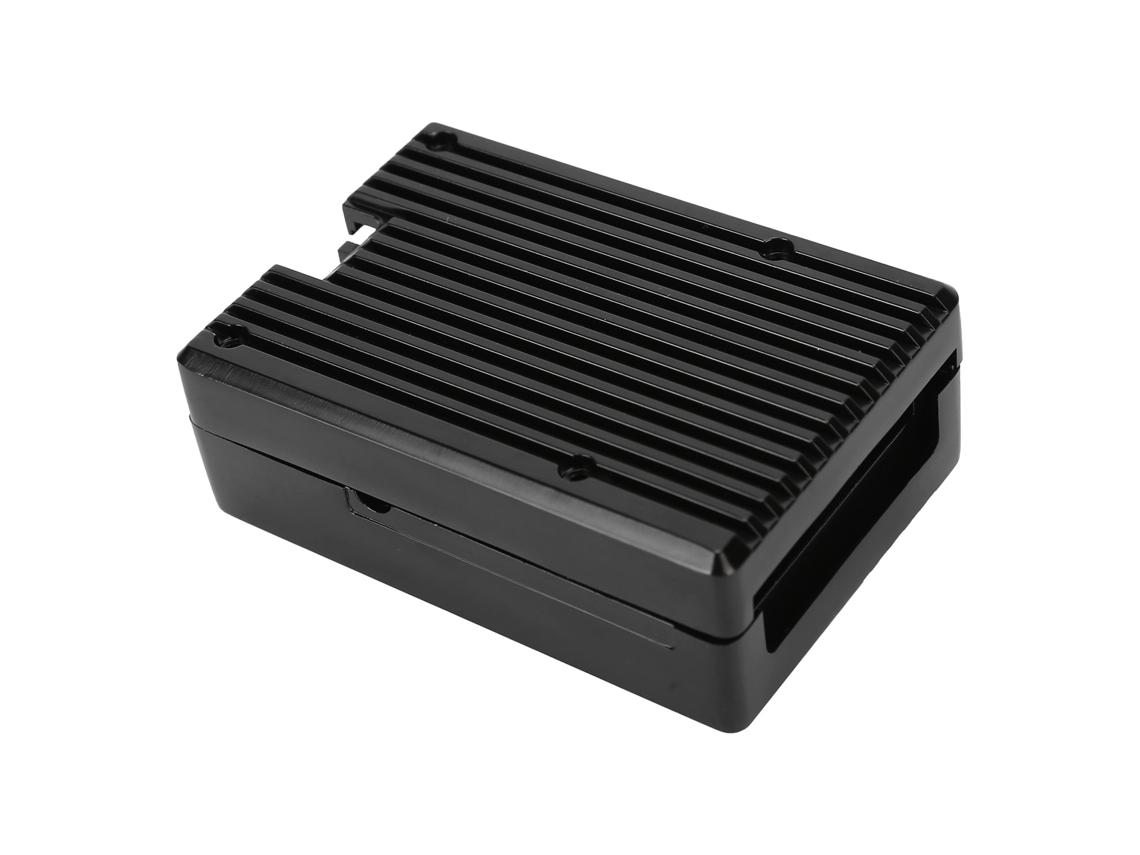 Laxiscreed Case Em Alumínio Para Raspberry Pi 4 Com 2 Ventiladores E Tampa Desmontável