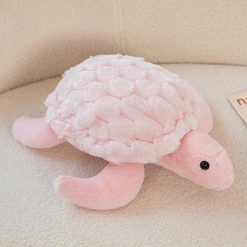 Tartaruga de Pelúcia Anime Realista e Fofa MDUG (rosa, 38 Cm)