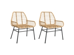 Garden Chair, Garden Chairs Vidaxl Marrom Rattan / Vime (n/a)