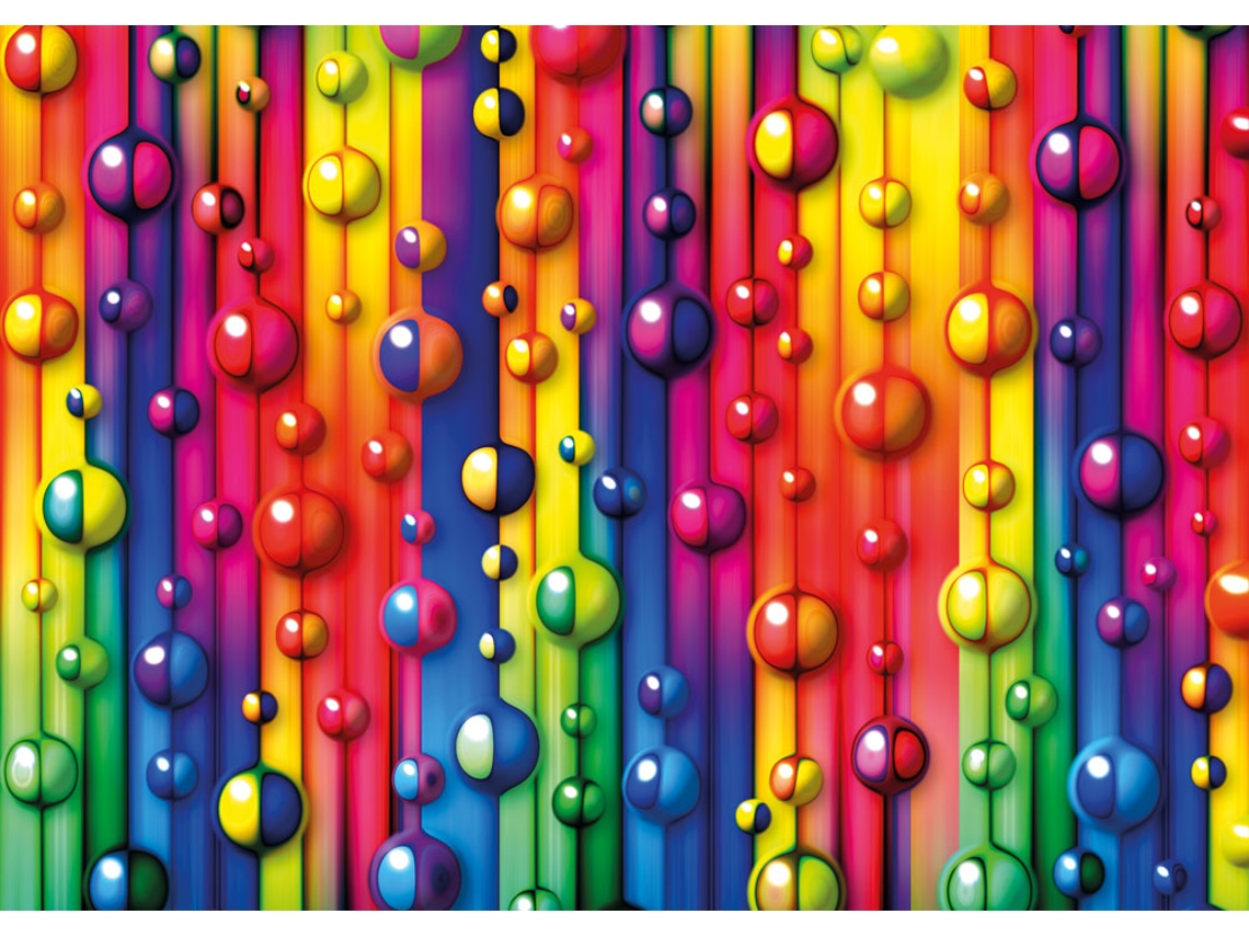 Quebra Cabeça Yazz Bolhas 1000 Peças Coloridas