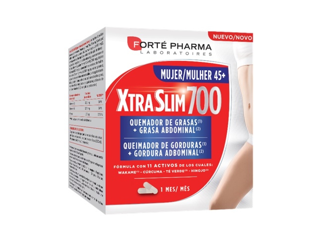 Suplemento Alimentar FORTÉ PHARMA Xtraslim Queimadora De Gordura + (120 cápsulas)