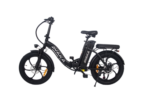Bicicleta Elétrica Dobrável Avaka Bz20 Plus, 48v 500w 18,2ah, Pneu 20x3,0, Preta