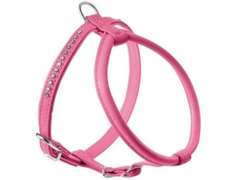 Peitoral para Cães  R&S Petit Luxo Rosa (30 cm)