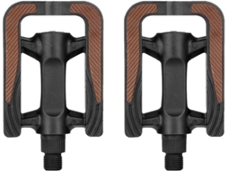 Pedais Universais Para Bicicleta Com Plataforma Dupla Antiderrapante