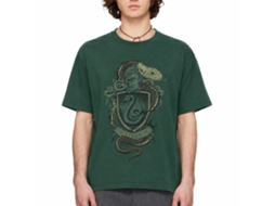 Rockinstone Harry Potter Slytherin Mascot Emblem Forest Green T-shirt Size:s