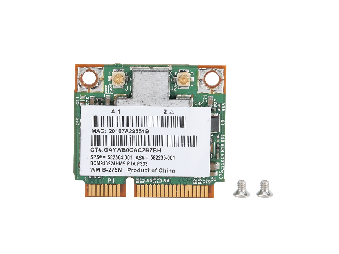 Placa De Rede Sem Fio Dual Band De 300mbps Bcm943224hms Da Hp Para Notebooks Hp