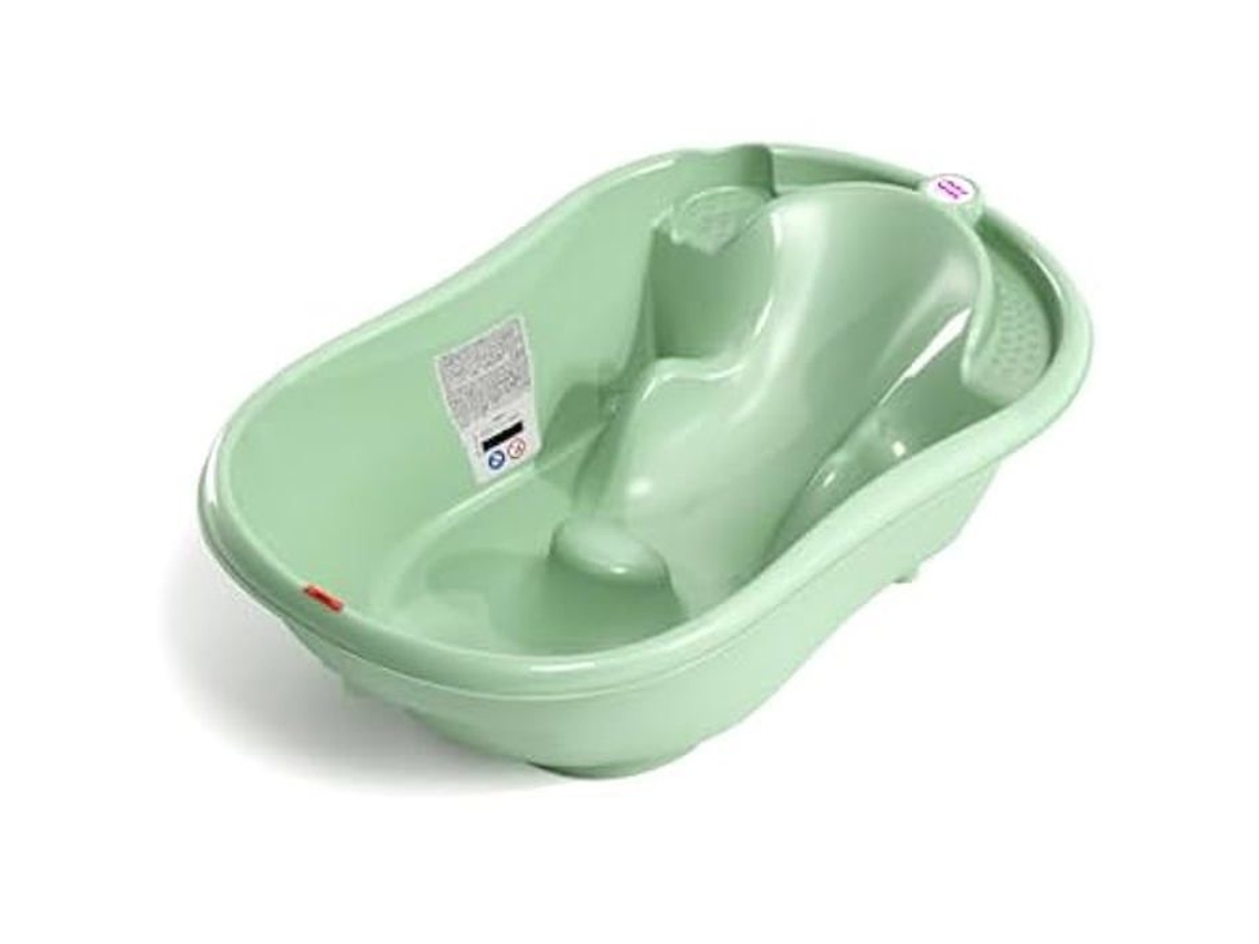 OKBABY Onda Banheira para Banho de Recém-Nascidos de 0 a 12 Meses Design Ergonômico Verde