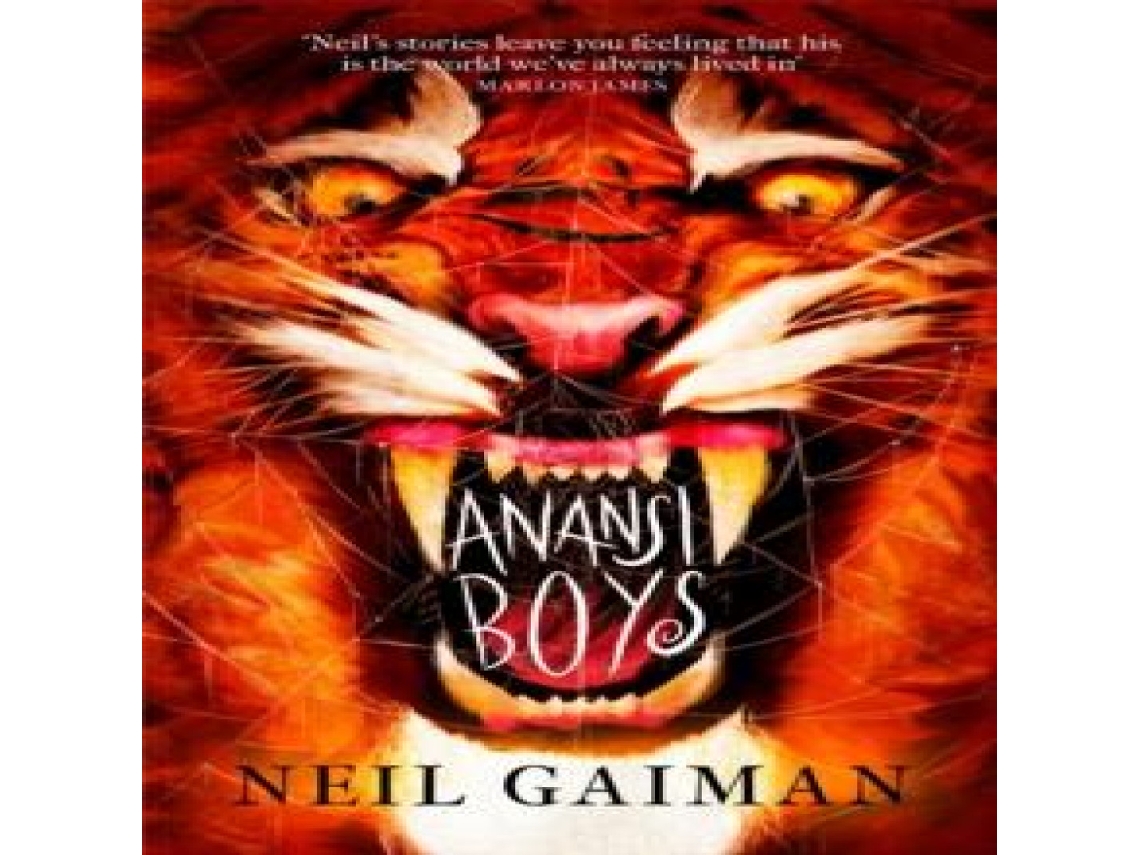 Livro Anansi Boys de Neil Gaiman (Inglês)