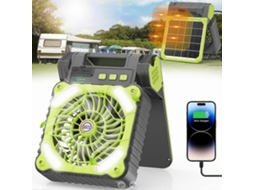 Ventilador Solar Recarregável Para Camping Olysi Shop