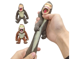 Primerox brinquedo de Descompressão Tpr Macaco Gorila Animal Selvagem Realista Anti estresse