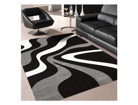 Tapete DEZENCO (280 x 380 - Poliprolileno - Preto)
