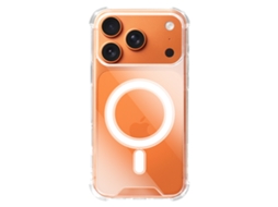 Tactical Capa Para Iphone 17 Pro Max Modelo Magforce Plyo Compatível Com Magsafe Transparente