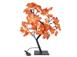 Lâmpada De Mesa Led Simulação De Árvore De Maple Decoração